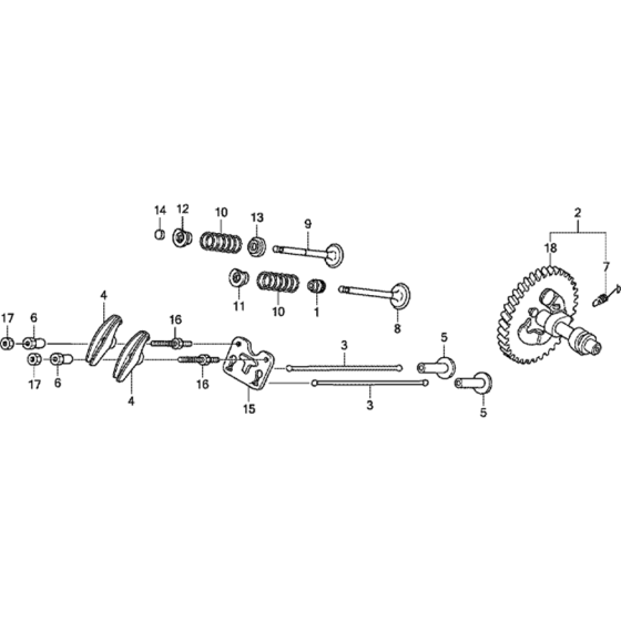 Camshaft Assembly for GX340T2
