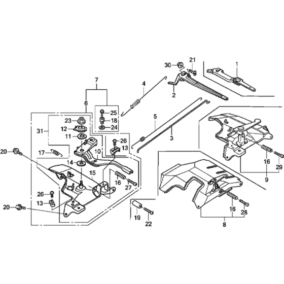Control Assembly for Honda GX340U1