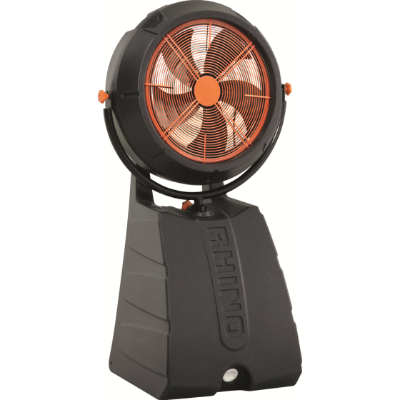 Crowd Cooler Ballasted Fan Large Area Output 1400m3/hr - 9100m3/hr Blk 230v