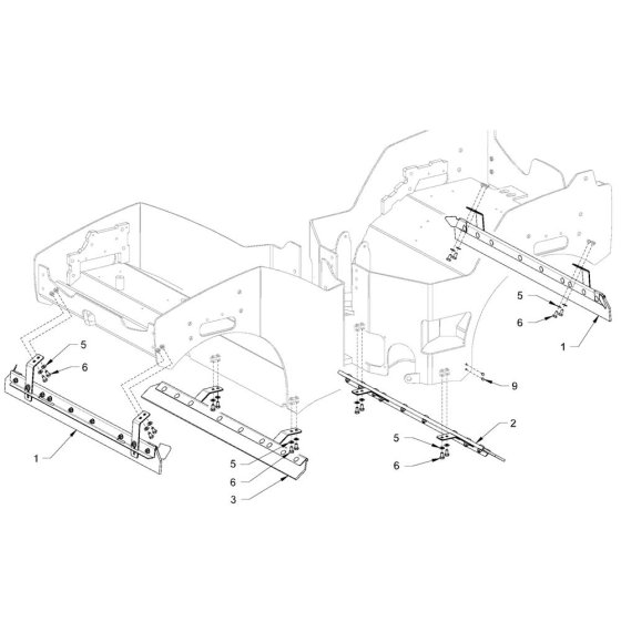 Scraper for Hamm Rollers