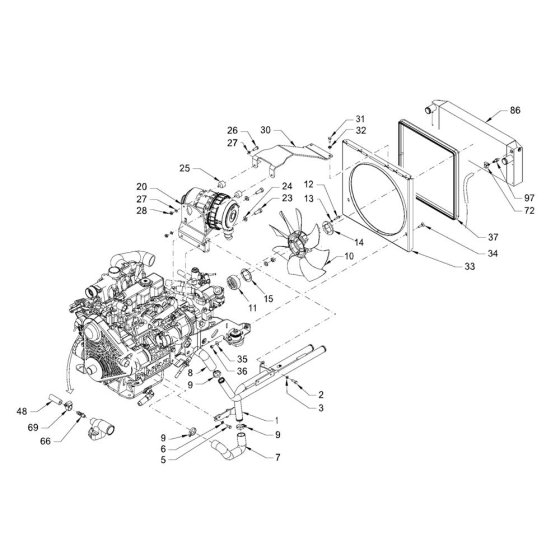 Cooling for Hamm HD30-35