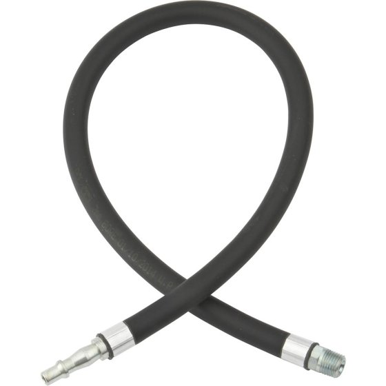 PCL Anti Whip Hose 0.6m Of 7mm I/D Hose, Std Adapt. / Male Thread R 1/4" - HA2108
