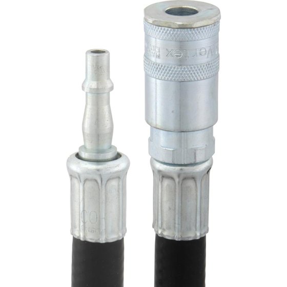 PCL Hose Assy 5m Of 10mm I/D Hose, Standard Adaptor One End & Vertex Coupling - HA2133