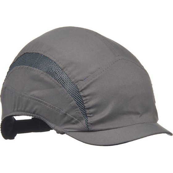 HC24 First Base 3 Cap Micro Peak Side Mesh Ventilation EN812 Peak Grey