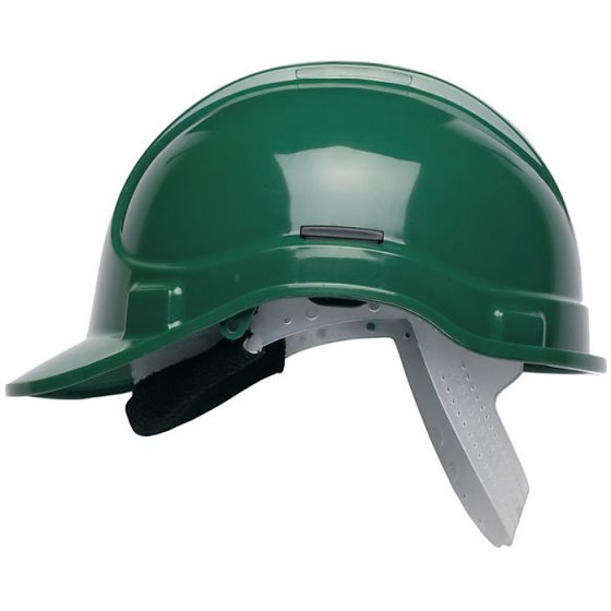 Elite Safety Helmet Scott HC300 used with Hearing Protection EN397 Green