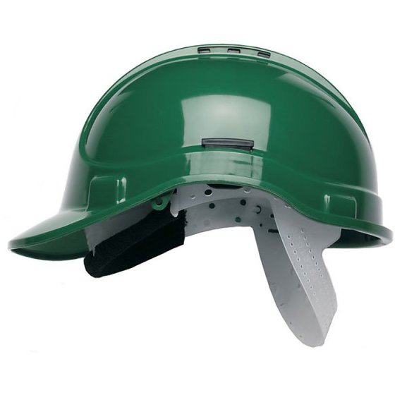 Vented Elite Helmet HC300 HDPE 8 Point terylene Head Gear Weighs 310g Green