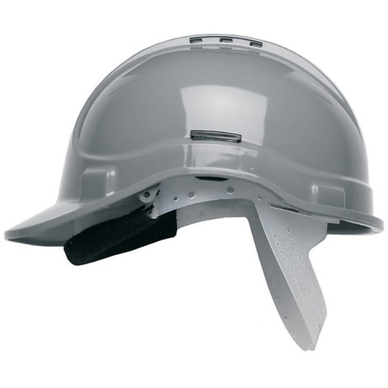 Vented Elite Helmet HC300 HDPE 8 Point terylene Head Gear Weighs 310g Grey