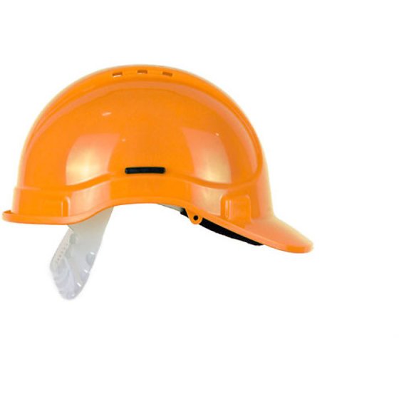 Vented Elite Helmet HC300 HDPE 8 Point Head Gear Weighs 310g Hi Vis Orange