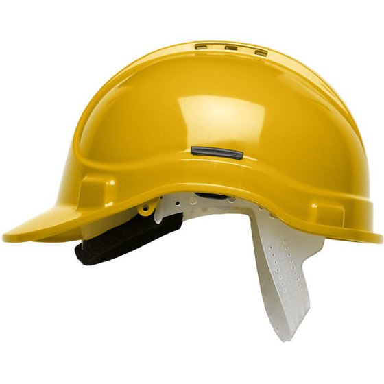 Vented Elite Helmet HC300 HDPE 8 Point terylene Head Gear Weighs 310g Yell