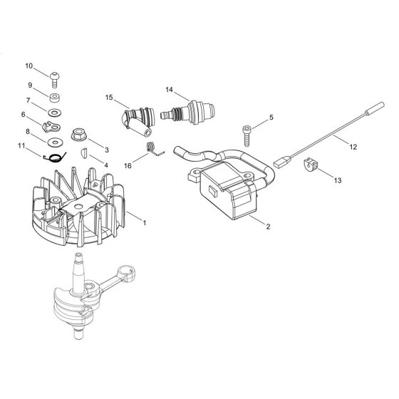 Magneto for ECHO HCS-2810ES