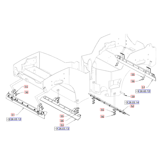 Scraper for Hamm Rollers