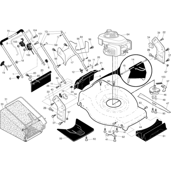 Frame Assembly for Husqvarna