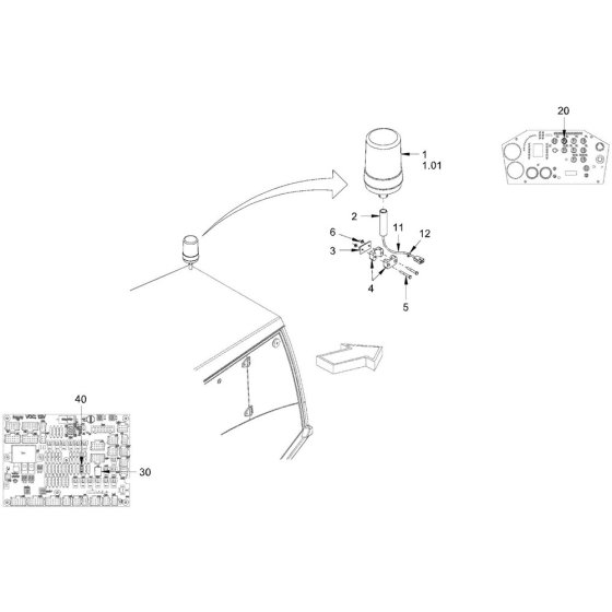 Rotary Beacon Assembly