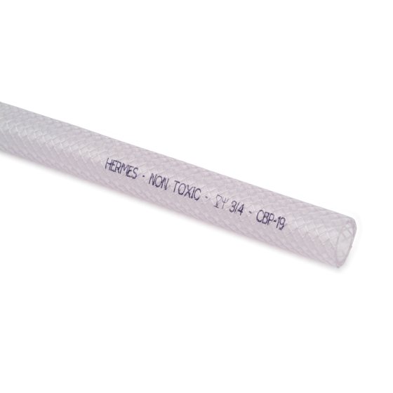 Clear Braided PVC Hose 2" x 30m for Multipurpose Use