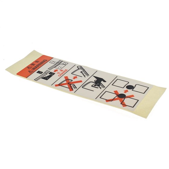 Warning Label for Hikoki Hitachi VB16Y Portable Rebar Cutters - OEM No. 320422