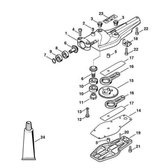 Gear Head Assembly for Stihl HL 0