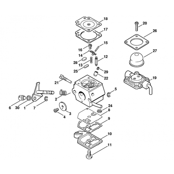 Carburetor C1Q-S53 Assembly