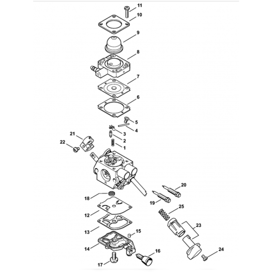 Carburetor C1M-S267 Assembly