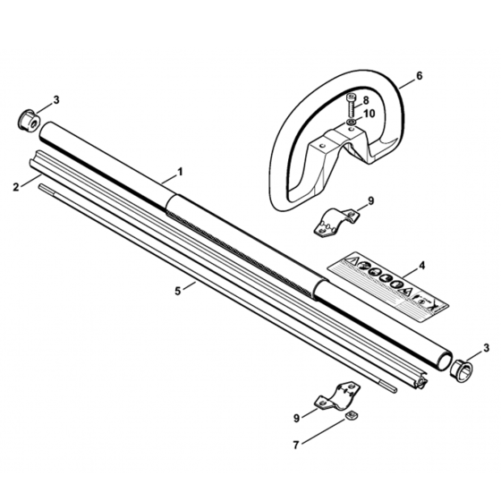 Drive Tube Assembly for Stihl