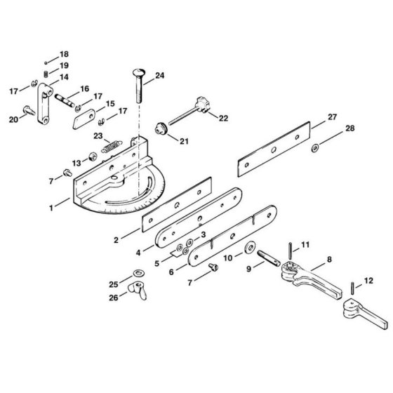 Swivelling Assembly for Stihl