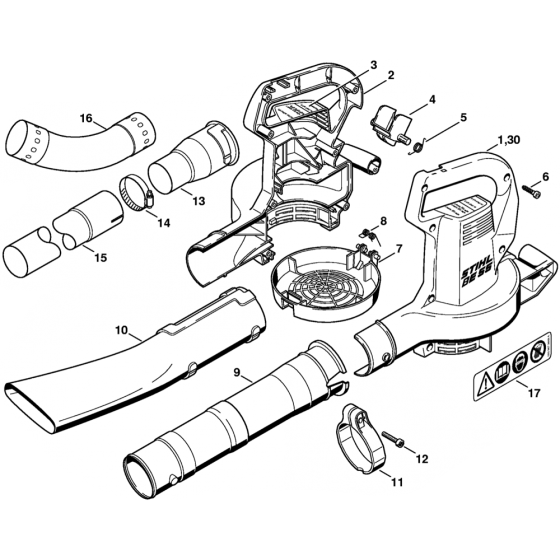 Housing Assembly for Stihl BE55