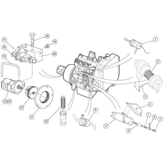 Diesel Engine-1 Assembly