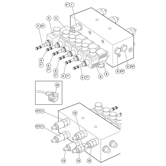 Valveblock Assembly for Niftylift
