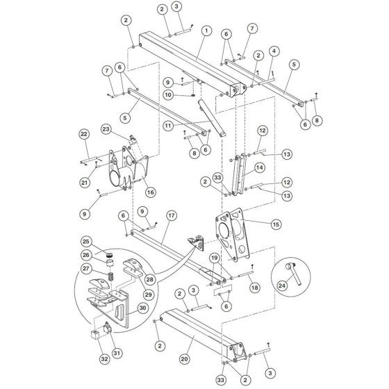 Links Assembly for Niftylift HR21