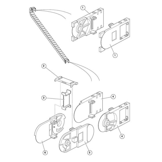 Energy Chain Assembly for Niftylift
