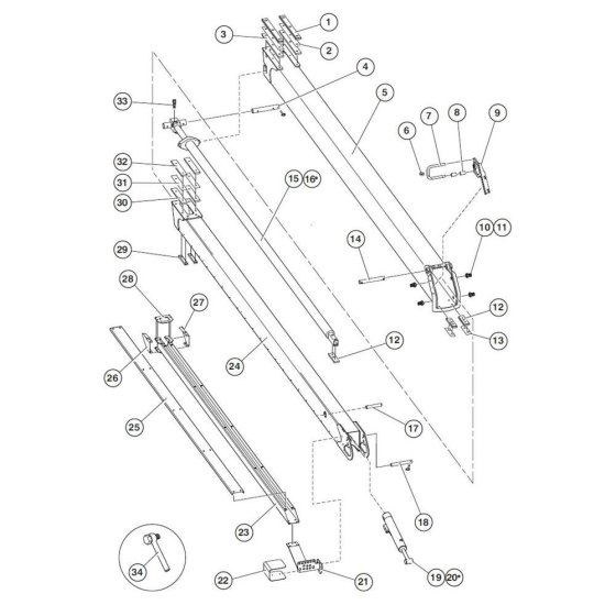 Telescope-1 Assembly for HR21 SP64