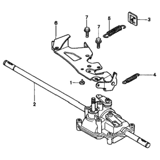 Transmission for Honda HRD535