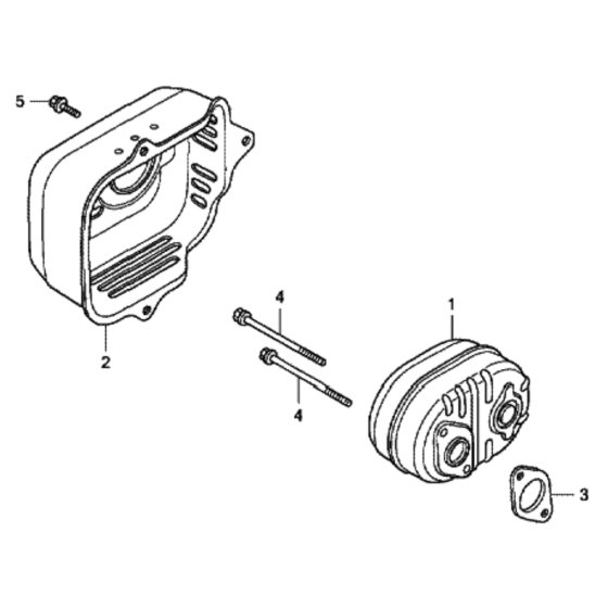 Muffler for Honda HRG415C1