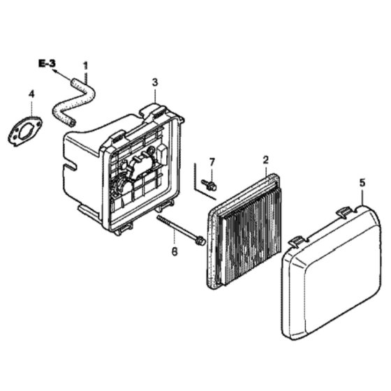 Air Cleaner for Honda HRG415C1