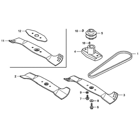 Rotary Blade for Honda HRG465C1