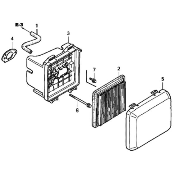 Air Cleaner for Honda HRG465C1