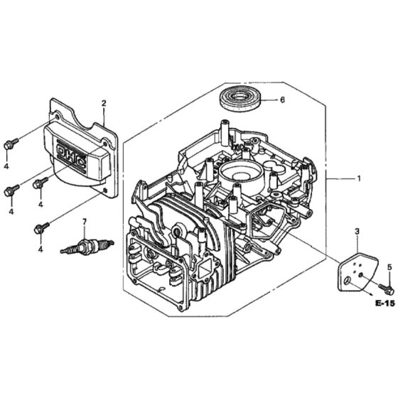 Cylinder Barrel for Honda HRX537C