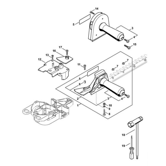 Handle for Stihl HS 85