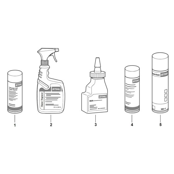 Stihl HSA 100 Cleaning Products