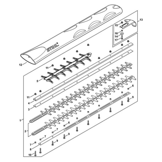 Cutter Bar for Stihl HSA 130