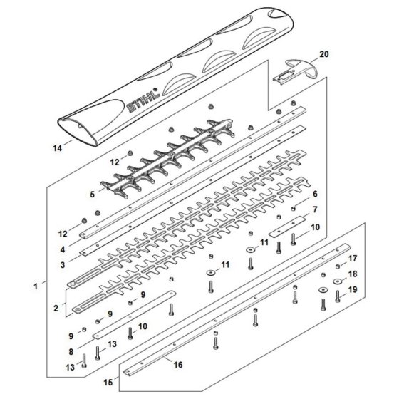 Cutter Bar Assembly for Stihl