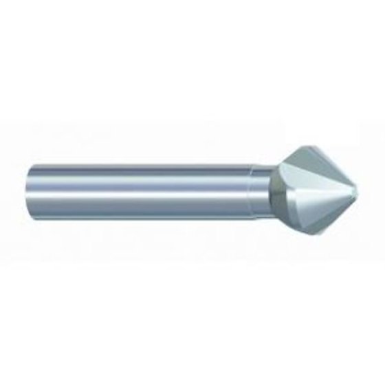HSS 3 Flute Countersunk Bit - 12.4mm - Screw Diameter: 6.0mm For Countersinking Existing Holes in Metal, Plastic & Wood 90