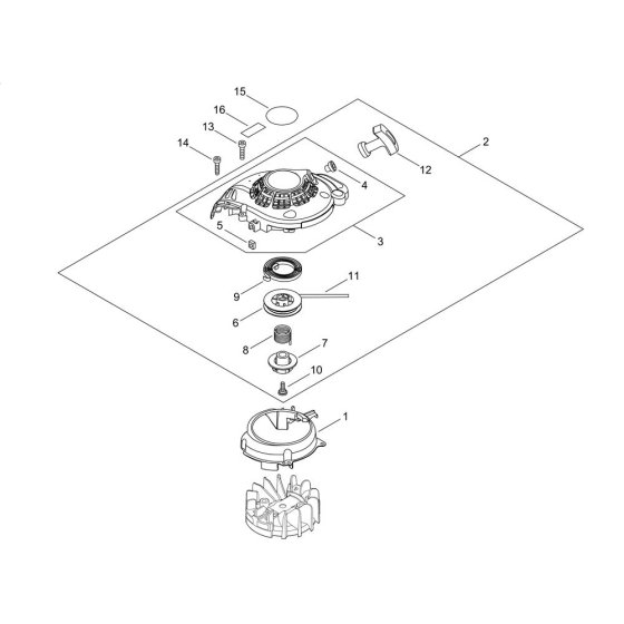 Recoil Starter for HT320S