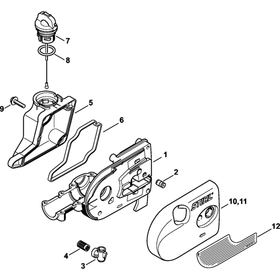 Gear Housing for Stihl HTE60