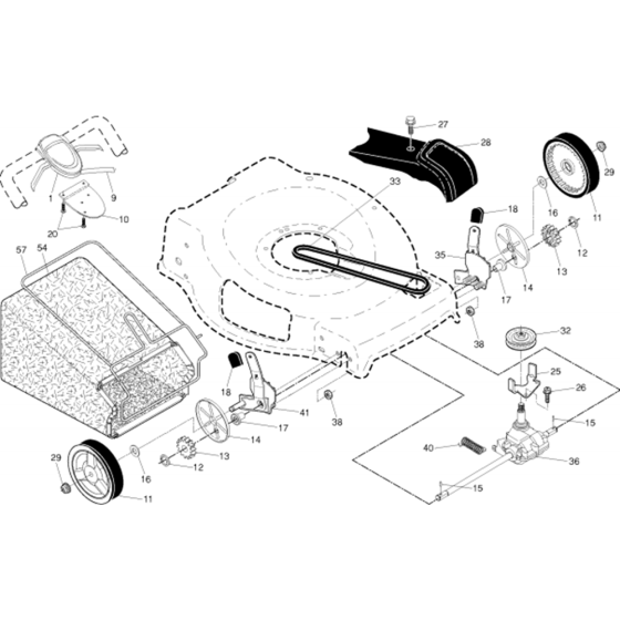 Drive Assembly for HU600F