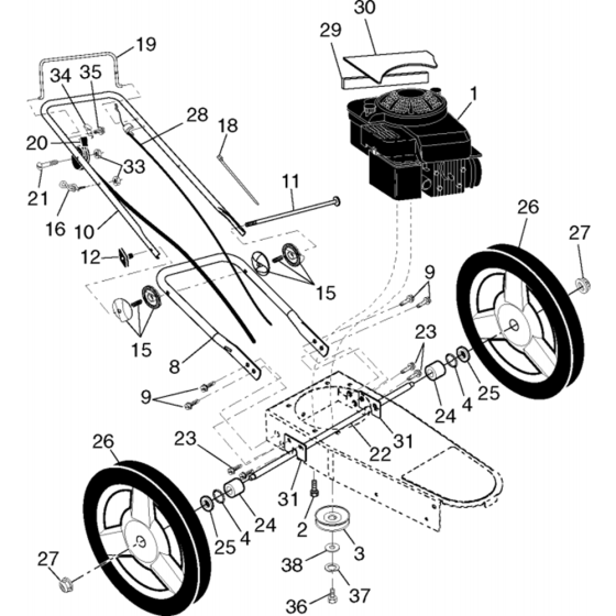 Frame Assembly for HU625WTX
