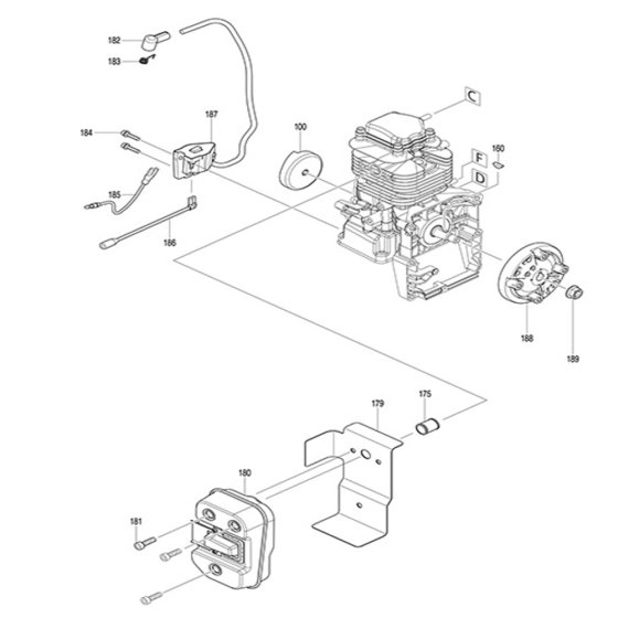 Ignition Coil for Makita EB5300TH