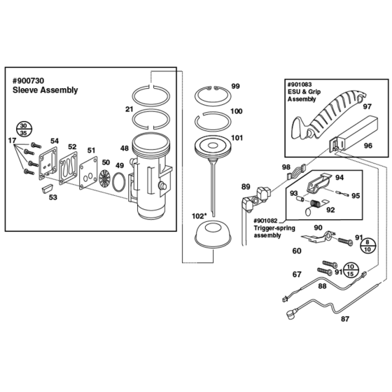 Sleeve Assembly for Paslode IM65