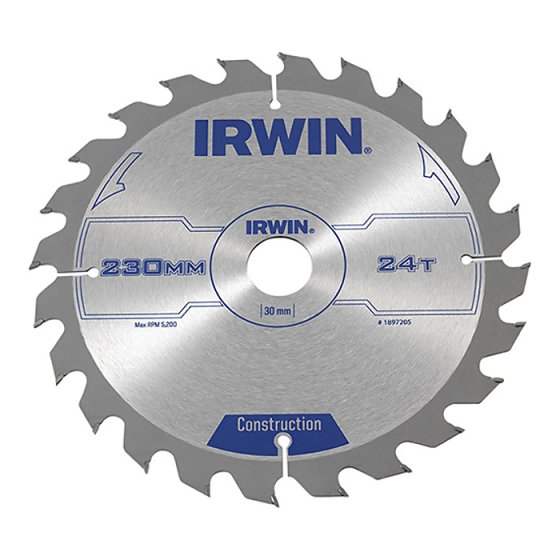 Irwin 230mm Circular Saw Blade