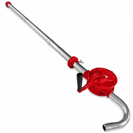 45 Gallon Cast Iron Rotary Barrel Pump 1" Outlet Heavy Duty for Drum Use
