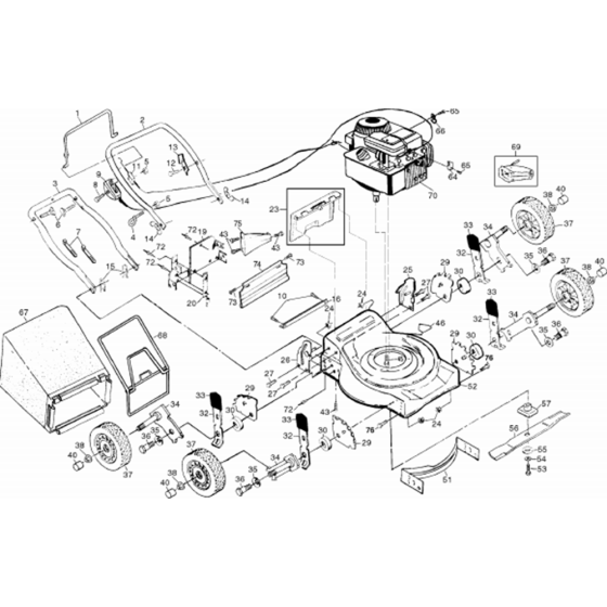 Husqvarna Jet 50RQ Assembly